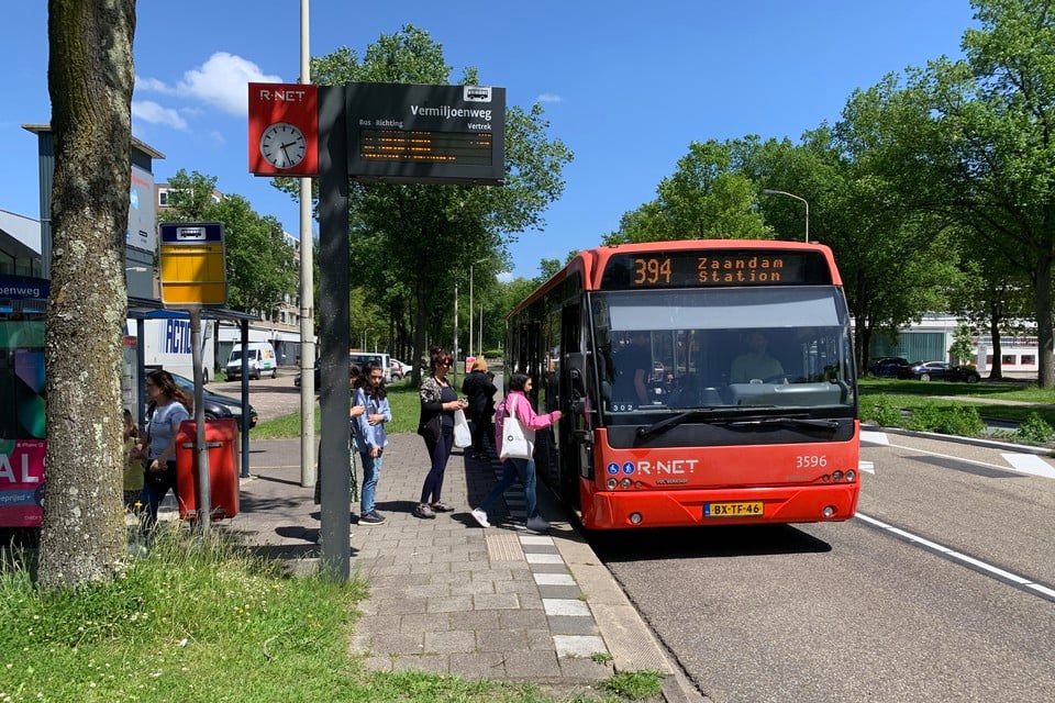 Connexxion rijdt nu nog in Zaandam. Straks is dat EBS.