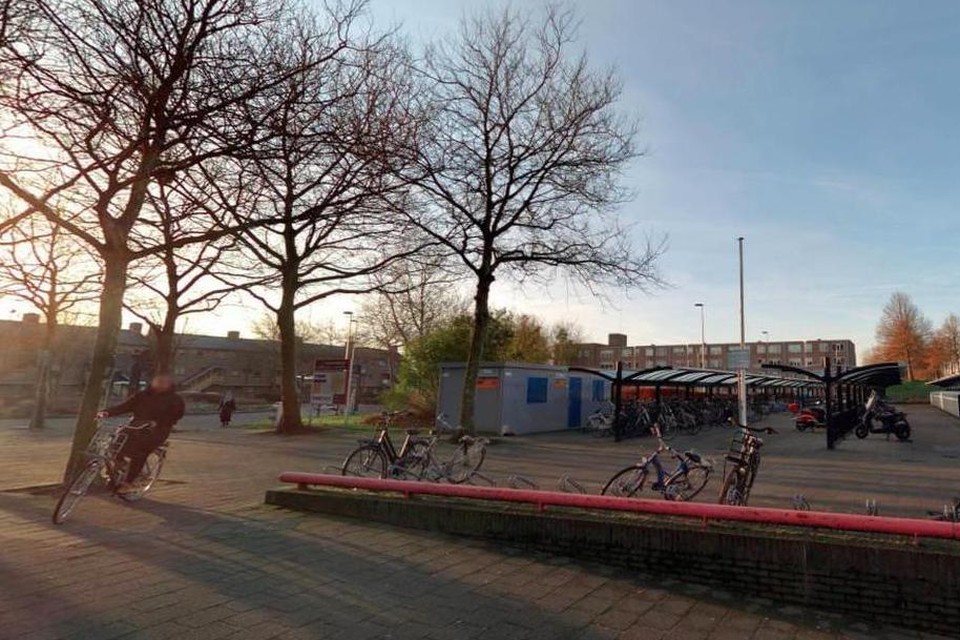 De fietsenstalling aan het Beatrixplein.