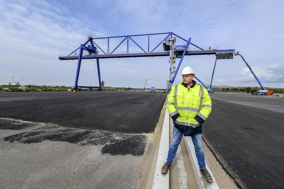 Edwin de Graaf, projectmanager van de nieuwe containerterminal op Hoogtij van CTVrede - Steinweg.