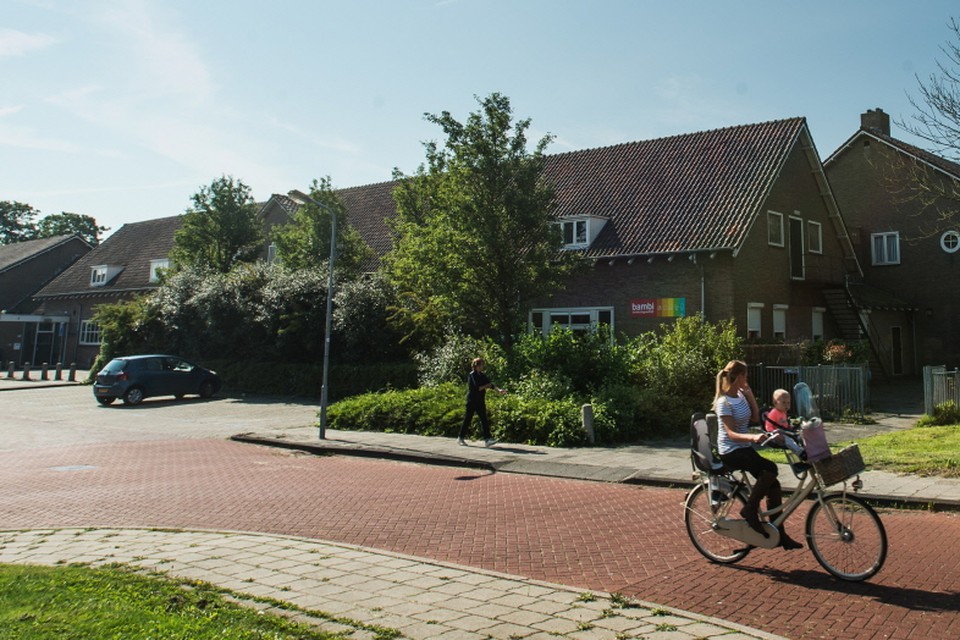 Het voormalige schoolgebouw Maria Goretti in Volendam. Foto Ella Tilgenkamp