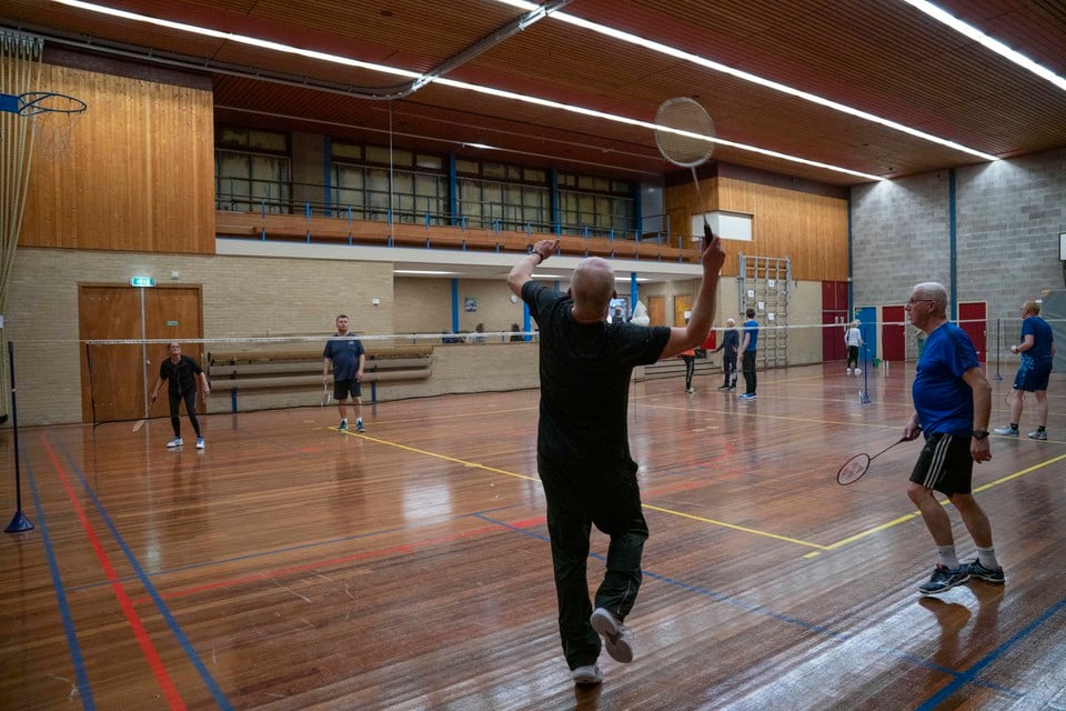 De gemiddelde leeftijd is wat hoger, maar badminton is zeker geen ouwe lullensport.