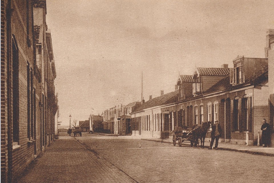 De Krugerstraat rond 1920.
